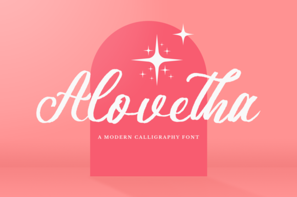 Alovetha: A Handwritten Font for Impact