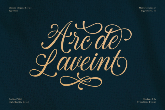 Arc De Laveint: A Elegant Script Font