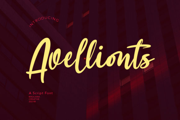 Avellionts: A Timeless Handwritten Font