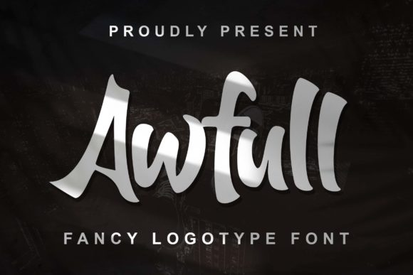 Awfull: A Trendy Handwritten Font