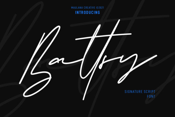 Battsy: A Script Font for Real-World Design