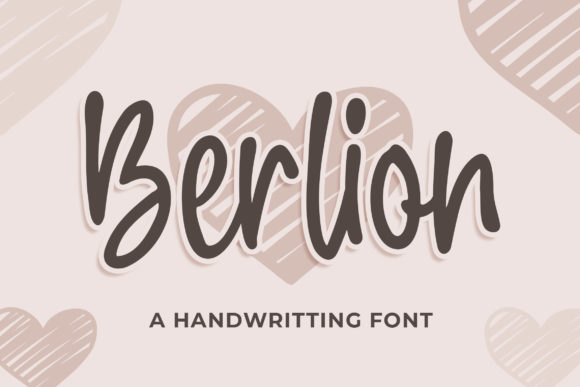 Berlion Font: Handwritten Elegance for Crafters