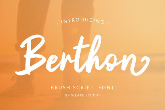 Berthon: A Handwritten Font for Editorial Design