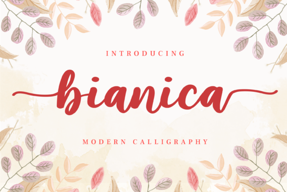 Bianica: A Timeless Handwritten Font