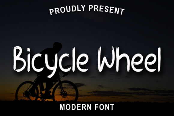 Bicycle Wheel: A Chic Handwritten Font