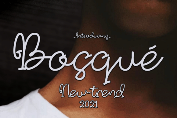 Bosqué: A Handwritten Font for Creative Makers