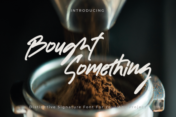 Bought Something Font: A Quirky Touch for Web Design