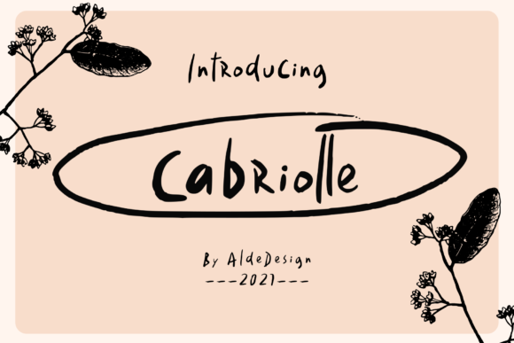 Cabriolle: A Trendy Handwritten Font for Business