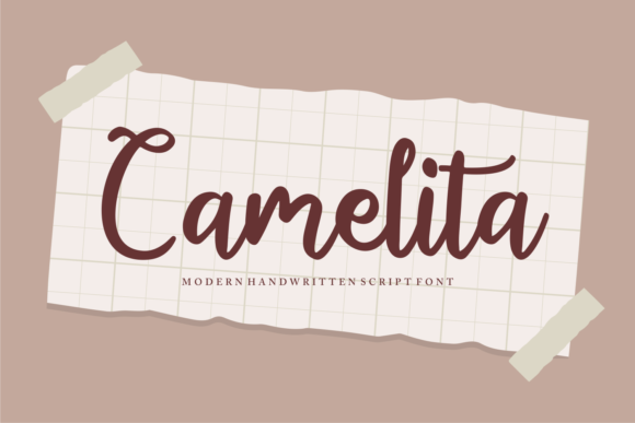 Camelita: A Luxurious Handwritten Font