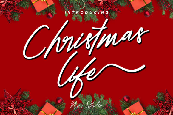 Christmas Life Font for Bold Branding