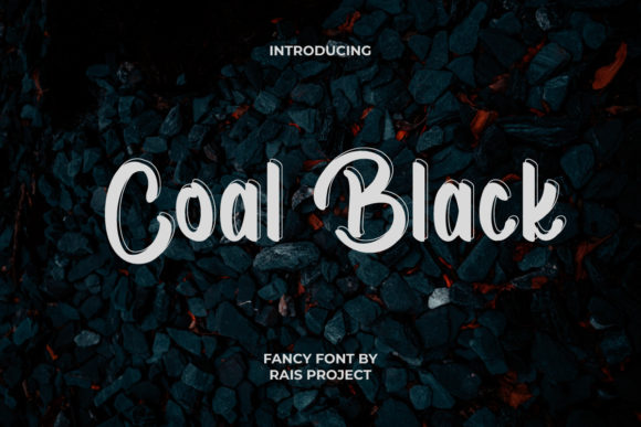 Coal Black Font for Web Design
