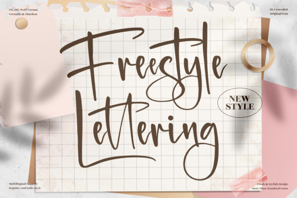 Freestyle Lettering: A Handwritten Font for Web Design