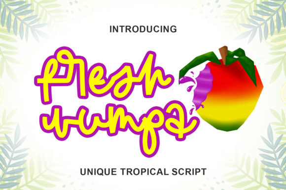 Fresh Wumpa: A Whimsical Handwritten Font