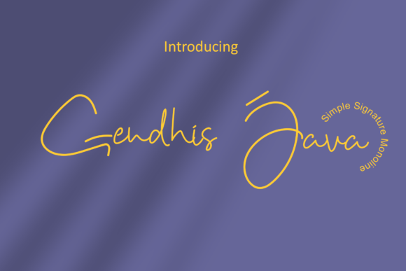 Gendhis Java: A Delicate Script Font