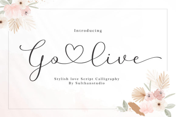 Go Live: A Stylish Font for Creative Campaigns