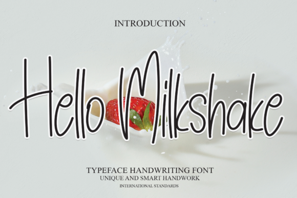 Hello Milkshake Font for Business