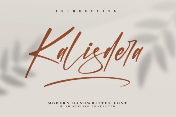 Kalisdera: A Handwritten Font for Creative Campaigns