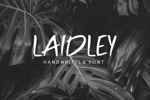 Laidley: A Handwritten Font for Web Design