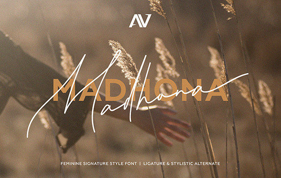 Madhona: A Luxurious Script Font