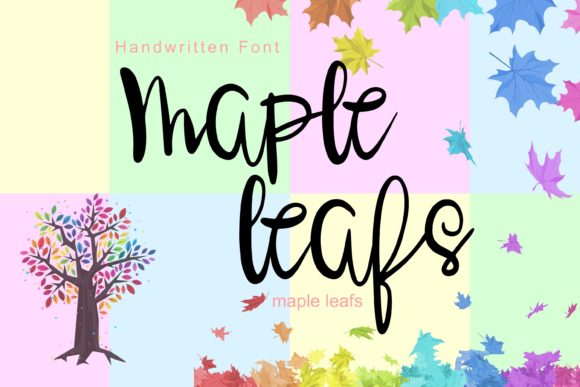 Maple Leafs: A Charming Script Font