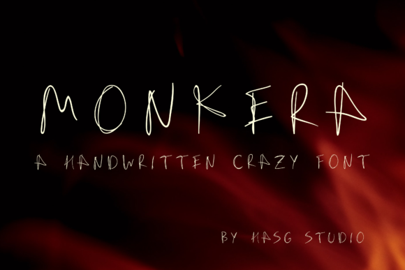 Monkera: A Handwritten Font for Web Design