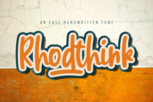Rhodthink: A Cool Handwritten Font for Business