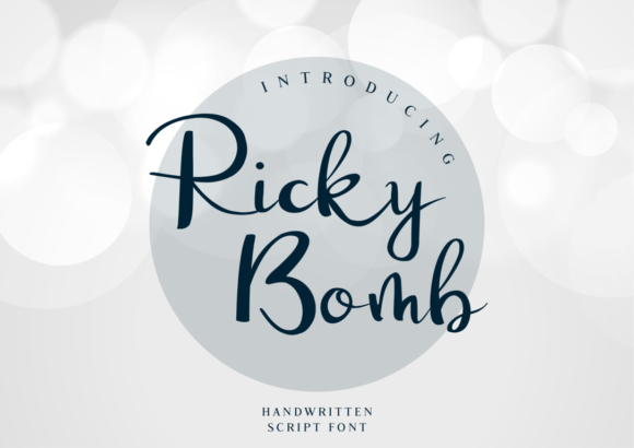 Ricky Bomb Font: Elegant Script for Web Design