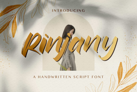 Rinjany: A Textured Hand Brush Font