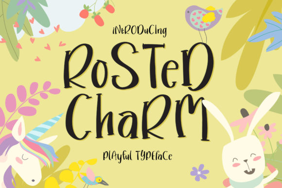 Rosted Charm: A Playful Font for Creative Projects