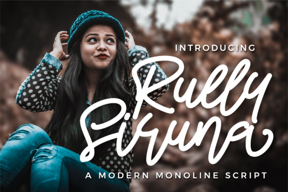 Rully Siruna Font: Elegant Handwritten Design