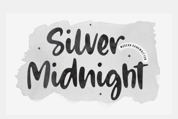 Silver Midnight Font for Editorial Design
