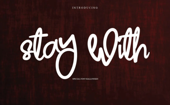 Stay With Font: A Quirky Script for Editorial Design