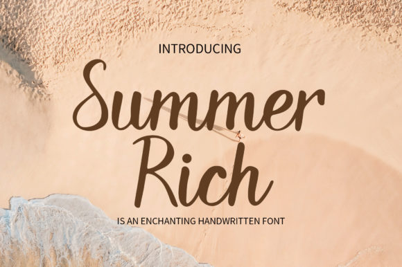 Summer Rich: A Timeless Handwritten Font