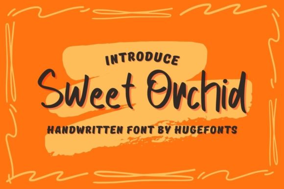 Sweet Orchid Font: A Playful Touch