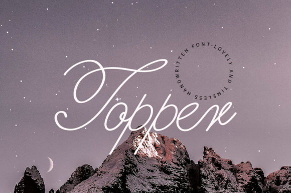 Topper: A Script Handwritten Font Review
