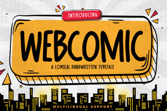 Webcomic Font: Handwritten Style for Web Design