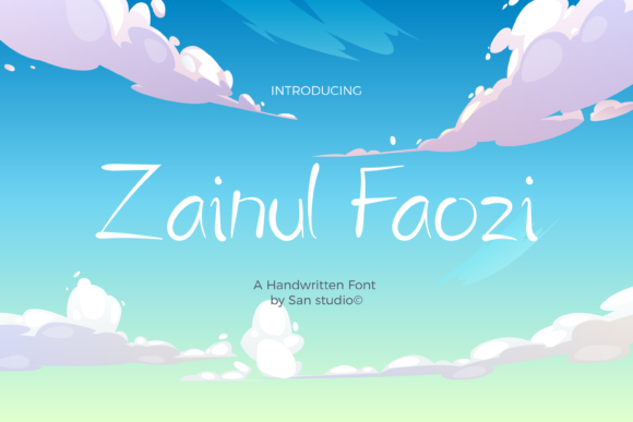 Zainul Faozi: A Script Handwritten Font